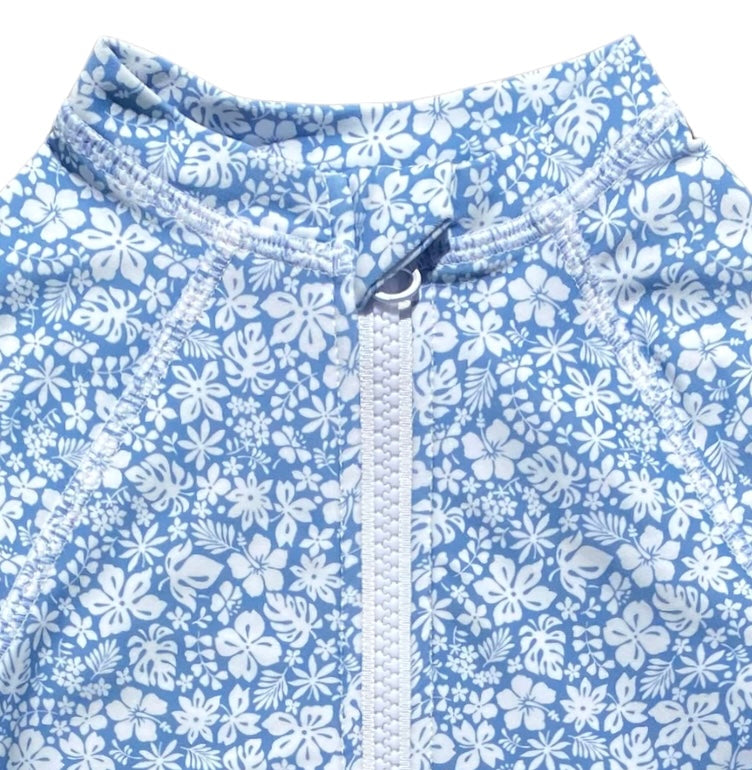 Ditsy Tropical Blue