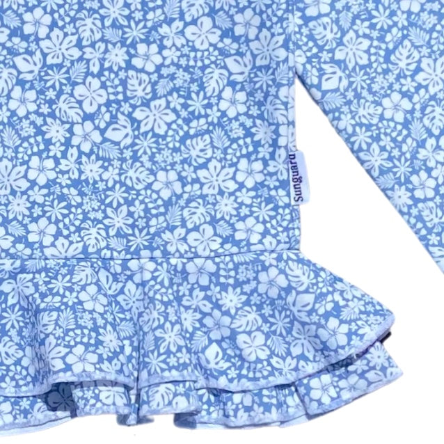 Ditsy Tropical Blue