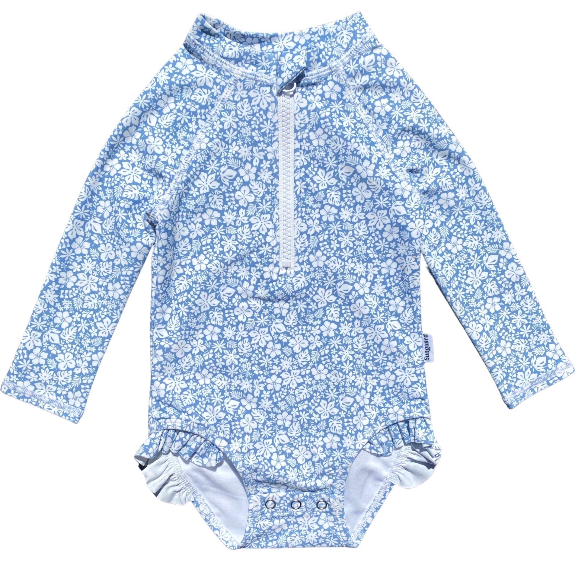 Ditsy Tropical Blue