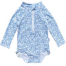 Ditsy Tropical Blue