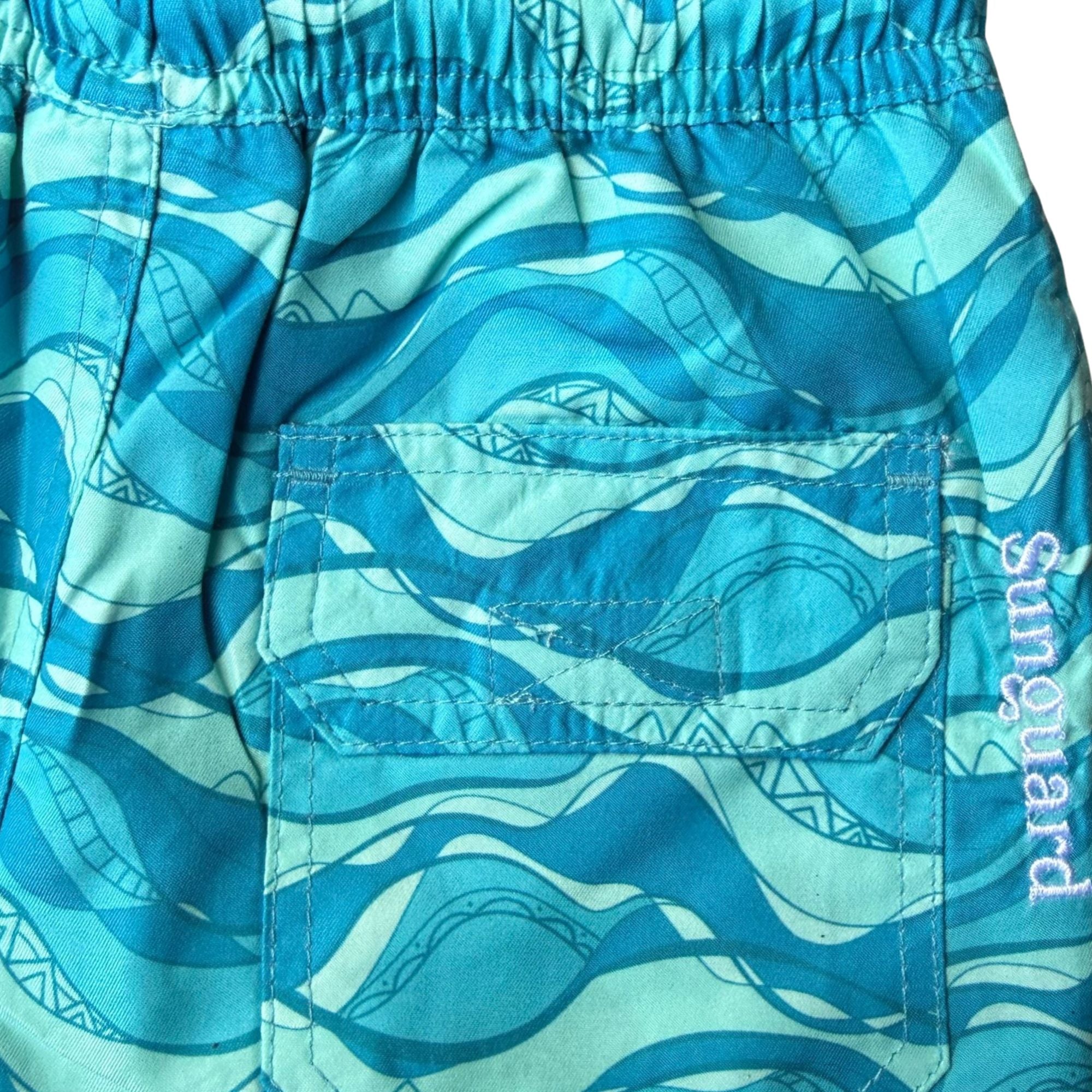 teal waves