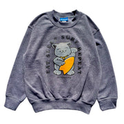 Kids’ Cotton-Blend Surf Cat Sweatshirt