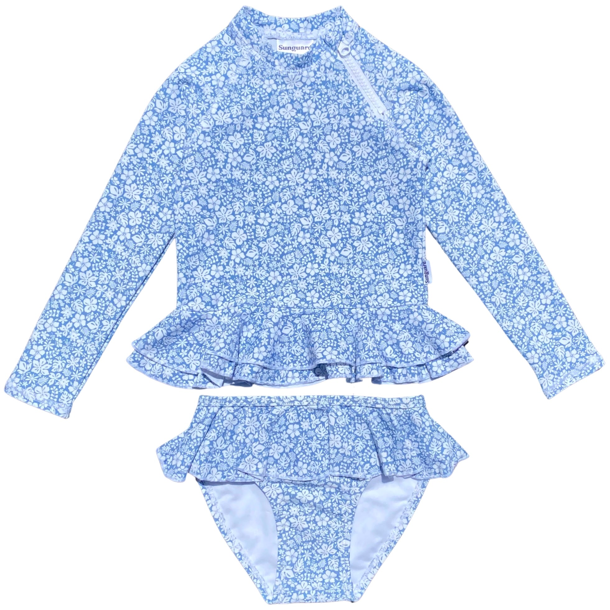 Ditsy Tropical Blue