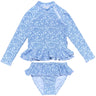 Ditsy Tropical Blue