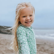 Girls Two-Piece Long Sleeve Rashguard Set