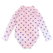 Girls Long Sleeve One-Piece Rashguard