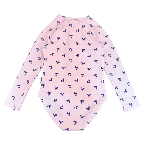 Girls Long Sleeve One-Piece Rashguard