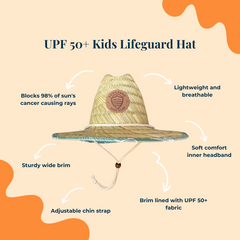 Little Straw Lifeguard Hat