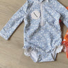 Ditsy Tropical Blue