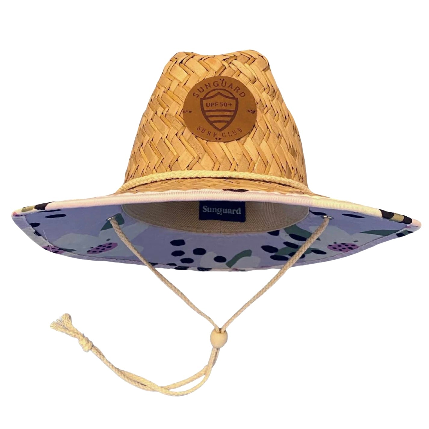 Kids Lifeguard Straw Hat for Baby, Toddler and Youth Banana Leaves / 5-8Y